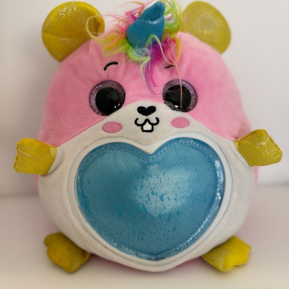 Rainbocorns Pink Hamicorn Plush 9” Unicorn Sparkle Heart by ZURU